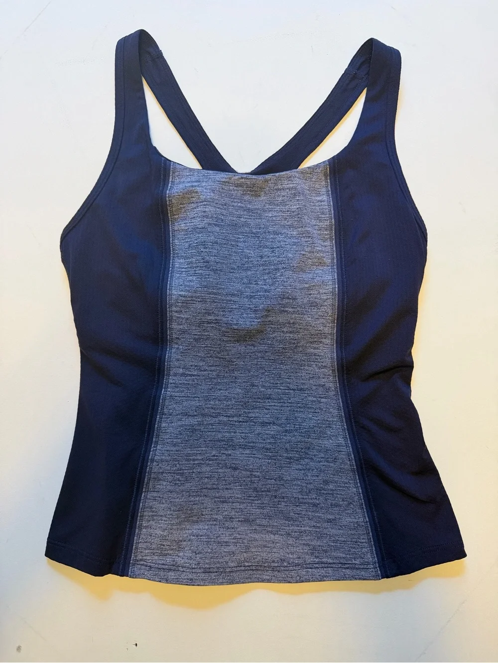 Lululemon Get Fit Tank Heathered Deep Indigo